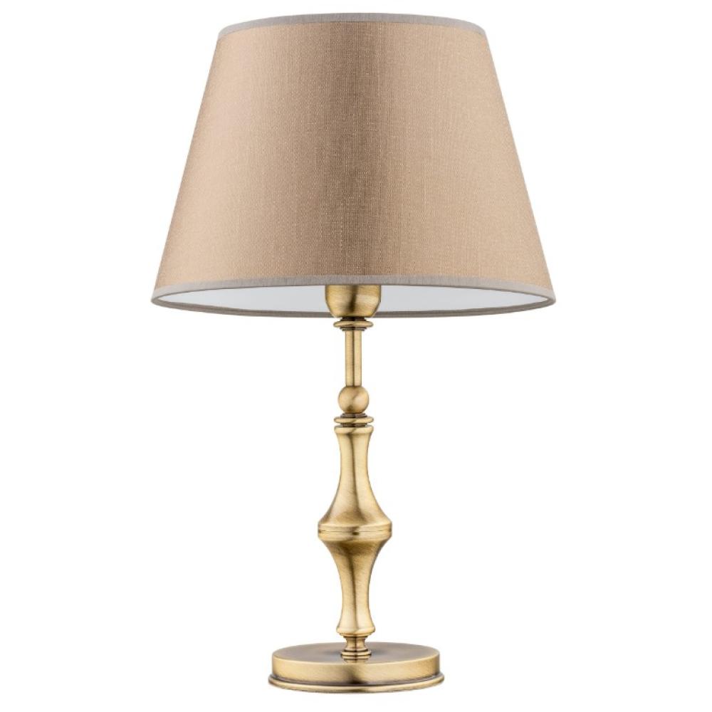 antik medena stolova lampa klasicky textilny tienidlo luxusne elegantne vila salon obyvacka obcianska lampa osvetlenie.jpg